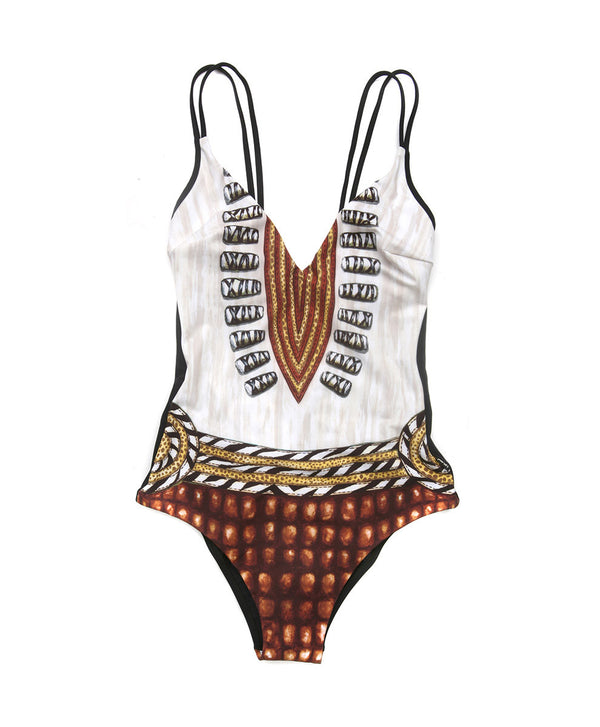 Colorblock bathingsuit